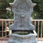 Large Bronze Fountain With Lion Head Great For Your Personal Outdoor Paradise