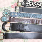 Lot Of Women's Belts Includes Includes Ellen Tracy, Martin, Limited Express, Cow Pattern Size S - M