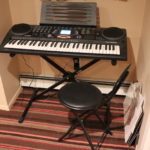 Casio Digital Keyboard: Model CTK 541 With Stand And Stool In Working Condition