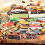 Large Lot Of HO Tyco Model Trains With Buildings And Accessories