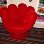 Red Contemporary Style Hand Chair, Very Comfortable