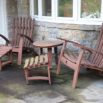 Adirondack Chairs with Matching Table