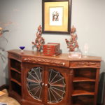 Decorative Items and Large Cabinet