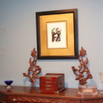 Framed Print with Decorative Items