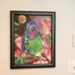 Framed Parrot Painting