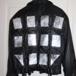 Leather Jacket with Patches