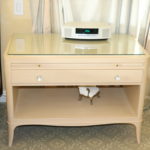 Nightstand with Glass Top