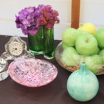 Decorative Lot Includes Tiffany & Co Paperweight & Hand Blown Dish By Julia Knight