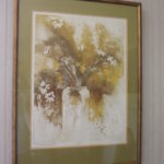 " Joyous Creation " Signed Floral Lithograph By R. Riddick 1975 91/250