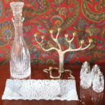 Decorative Items Including Waterford Salt And Pepper Shakers And Sandra Kravitz Menorah By Rosenthal