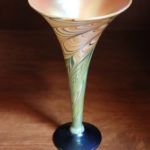 Beautiful Lundberg Studio Glass Art Vase 2000 Signed On Bottom