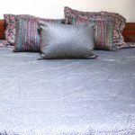 King Size Bedding Includes Cover, 2 Shams, 3 Stuffed Pillows And Skirt