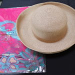 Women's Hat Size 35 Small And New Silk Scarf