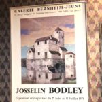 Josselin Bodely Galerie Bernheim Poster - Jeune 1975
