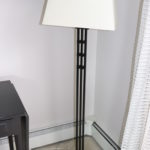 Tall Black Metal Floor Lamp With Shade