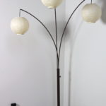 3 Arm Floor Lamp With Hanging Paper Shades