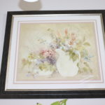 Framed Floral Painting