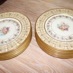 Gold Trim Dinner Plates