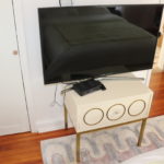 Side Table and TV