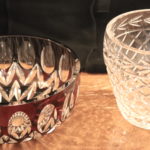 Bohemian Glass Fruit Bowl