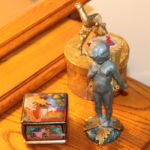 Ardleigh Elliott & Sons Music Box With Metal Cherub Figurine By Petites And Decorative Gold Box