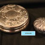 2 ROUND STERLING BOXES