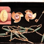 Assorted Jewelry Items Including 14K Clip-on Earrings With Pink Stone