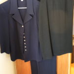 Women's St. John Navy Blue Pants Suit Size 12