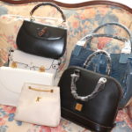 LOT OF 6 WOMEN'S HANDBAGS: CASUAL AND FANCY INCLUDE DOONEY AND BOURKE AND PALOMA PICASSO