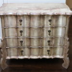 Decorative Shabby Chic Dresser By Bodan With Floral Engraved Detail
