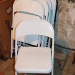 Lot Of 8 Metal Folding Chairs