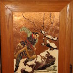 Framed Samurai Painting