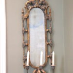 Decorative Mirrored Wall Candle Sconces
