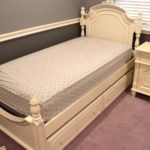 Thomasville Twin Size Bed With Mattress And Nightstand