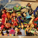 Mixed Box Of Assorted Toy Figures
