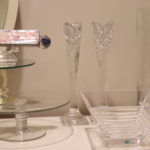 Lot Of Decorative Crystal With Pie Dishes And Tiffany & Co. Bowl With Small Chip And Kaleidoscope