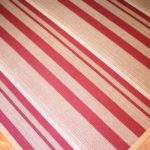 Large Striped Country Style Area Rug 120" L X 120" W