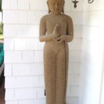 Large Cement Buddha Statue Approximately 80" Tall