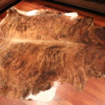 Cowhide Rug Approximately 88" L X 88" W