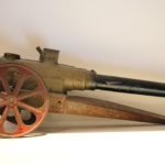 Vintage Bang Metal Toy Cannon
