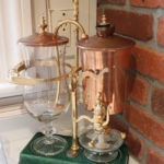 Antique Copper Coffee Maker