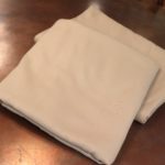 2 Ralph Lauren Beige Rectangular Tablecloths 64" X 100"