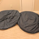 Pair Of Large Blue Denim Color Bean Bag Chairs