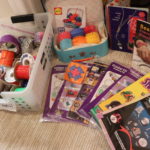 Lot Of Assorted Activity Books And Yarn