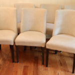Set Of 6 Restoration Hardware French Barrel Back Dining Chairs