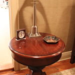 Ralph Lauren Round Side Table With Assorted Accessories
