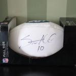 New York Jets Santonio Holmes # 10 Autographed Football