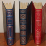 Three Signed Leather Bound, First Edition Books By The Franklin Library J Hersey, Gore Vidal, John G Dunne