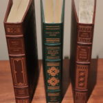 3Signed Leather Bound, First Edition Books By The Franklin Library 2 X Joyce Carol Oates, John Irving