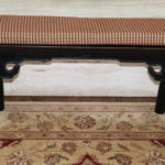 Small Wood Bench With Cushion Seat